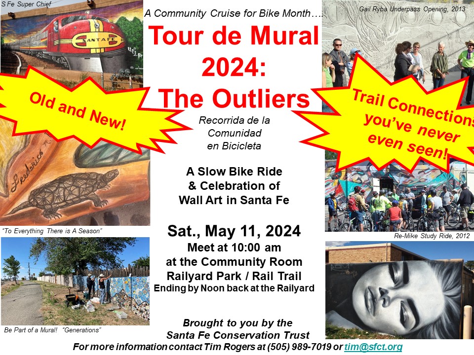 Community Cruise for Bike Month - Tour de Mural, Outliers Ride @ Railyard Park Community Room