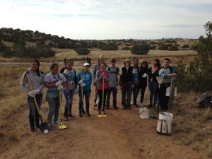Tierra Contenta Trails Work Day with Capital High School’s Outdoors Club, Oct. 16, 2015