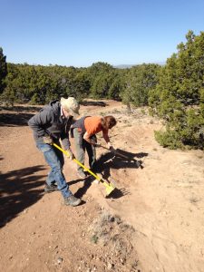 City Trail Work in La Tierra Trails, April 2018