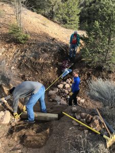 Cañada Ancha Bridge, Sarah Williams Trail, and Other Work in Dale Ball Trails, Mar.-May 2020