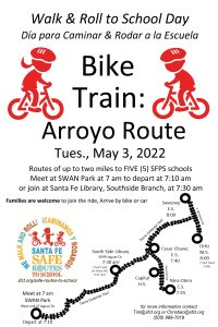 Bike-to-School Bike Train - Arroyo Route @ SWAN Park / Southside Library