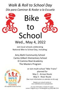 Bike-to-School Bike Trains - National Bike-to-School Day @ District-wide