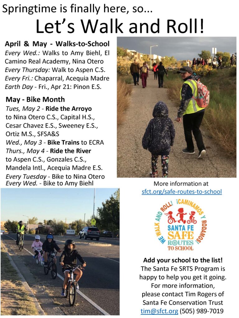 Safe Routes to School | Santa Fe Conservation Trust